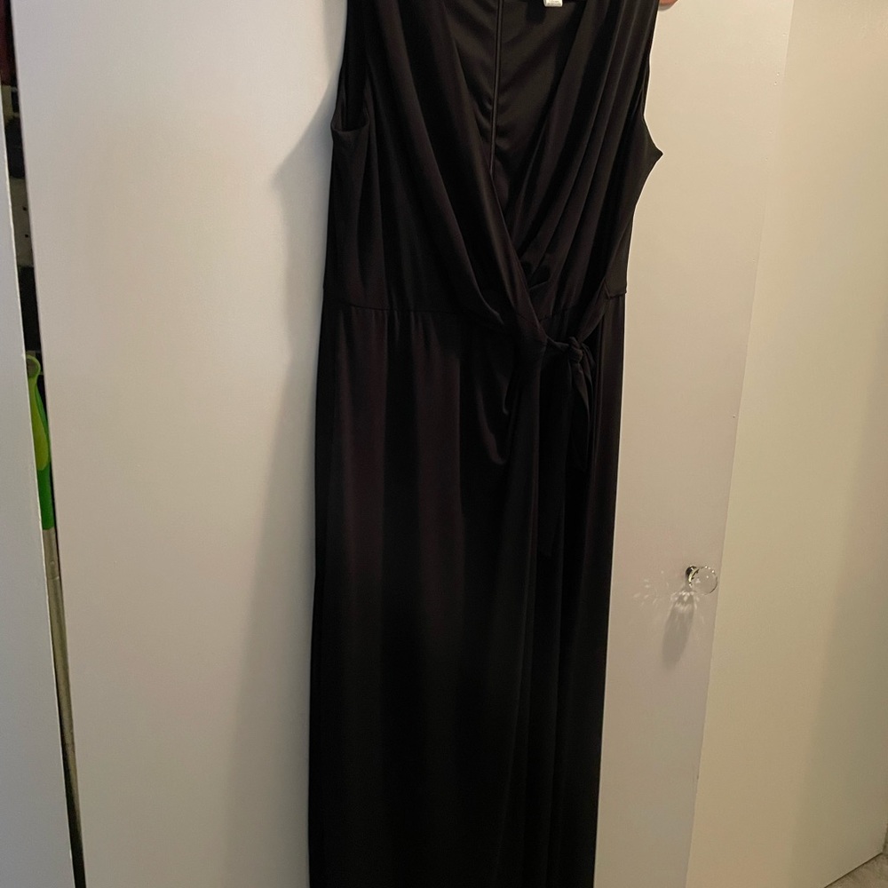 London Times black jumpsuit 1X